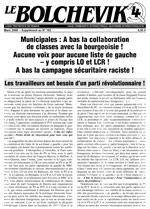 Le Bolchévik nº Supplement 182